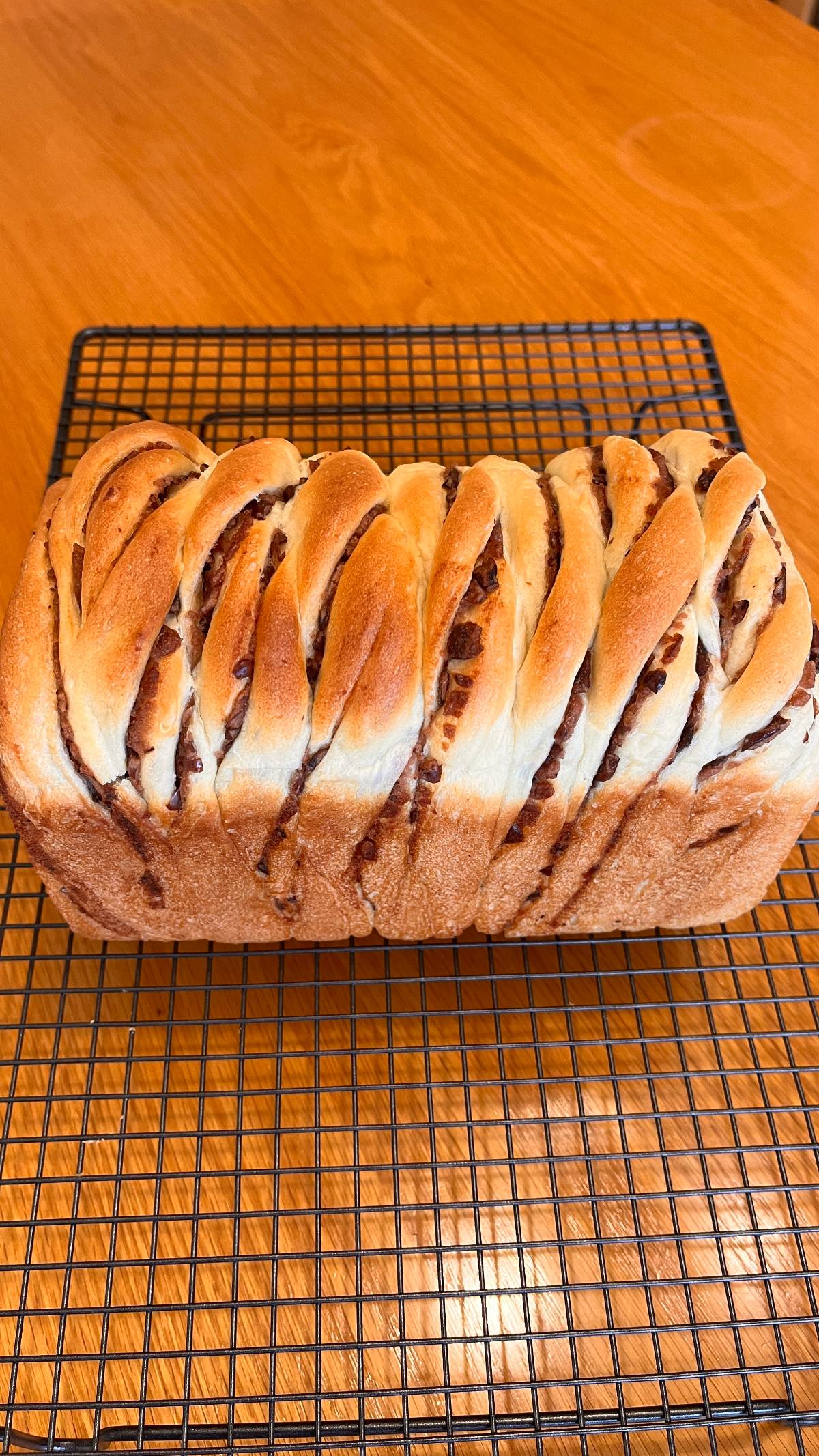 Red Bean Layered Toast 